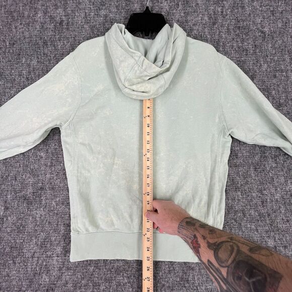 Nike Hoodie Women's Small Green Just Do It Pullover Pockets Hooded Cotton Logo - Picture 7 of 8
